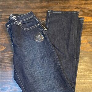 Style & Co. Curvy Fit Barely Boot Jeans with Rhinestone Accents